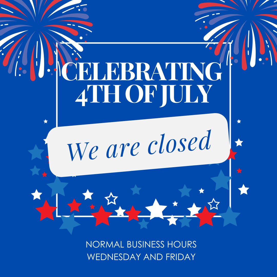 4th of July Closure | Frontier Vet Clinic